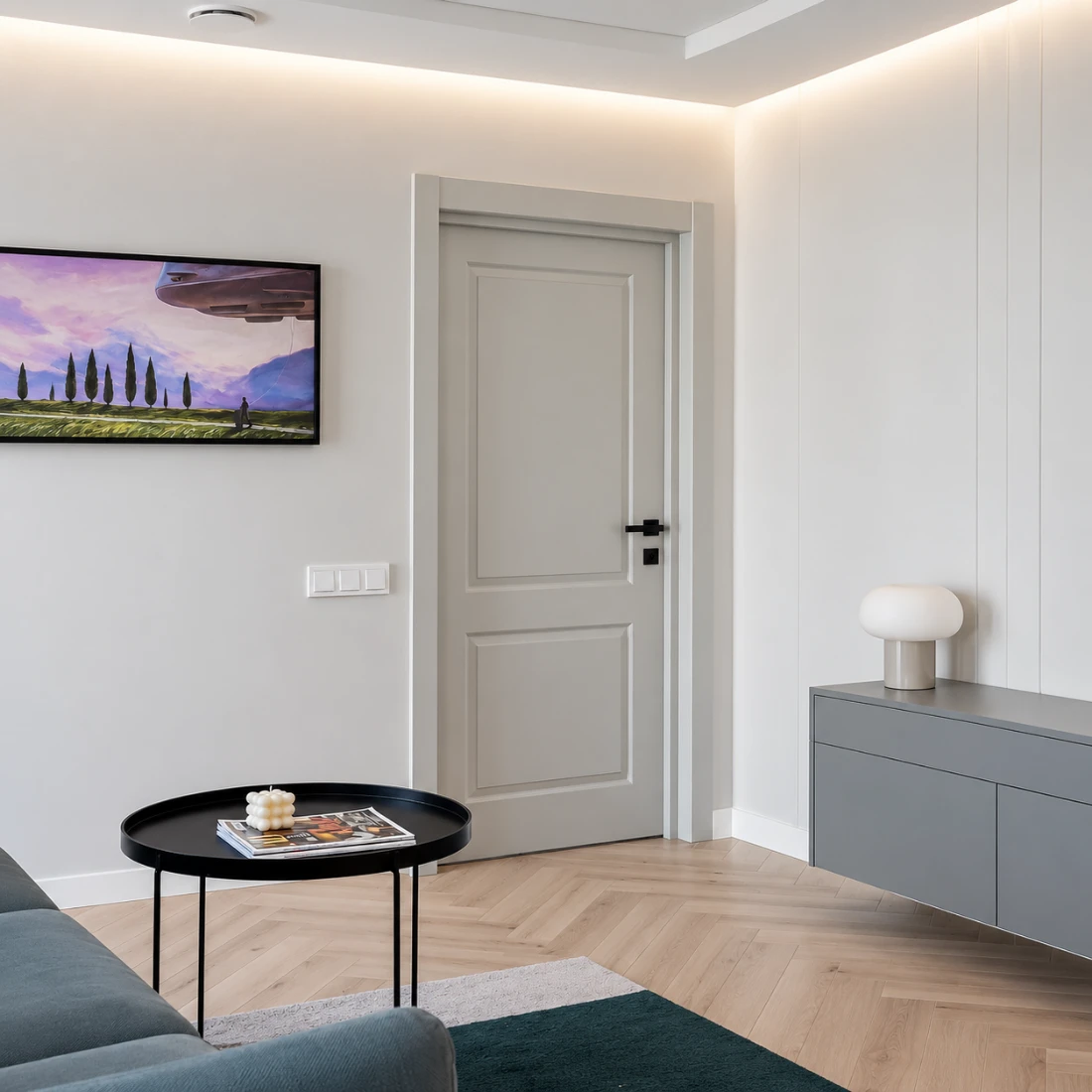 MDF dažytos durys apartamente